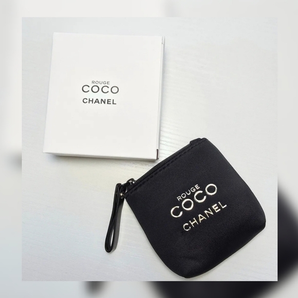Chanel Rouge Coco Lipstick Pouch/ Coin Purse New - Picture 1 of 9